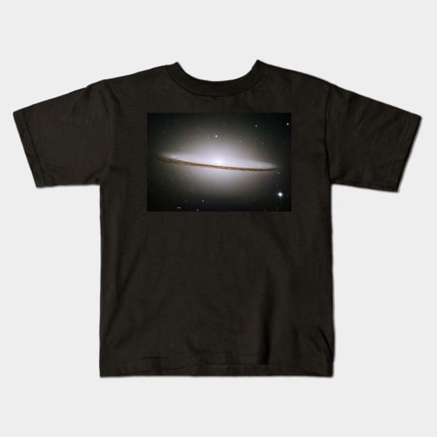 Sombrero Galaxy Kids T-Shirt by Amanda1775